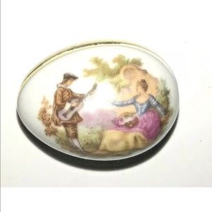 Vintage Small Limoges Decorative Egg France